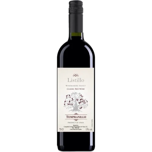 Вино Listillo Tempranillo красное сухое 0.75 л (YL8422795001376)