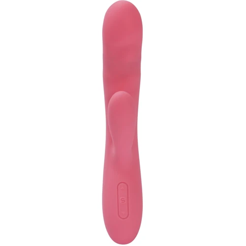Вибратор-кролик Svakom Avery Strawberry Pink (с двигающимся стволом, движение вперед-назад)