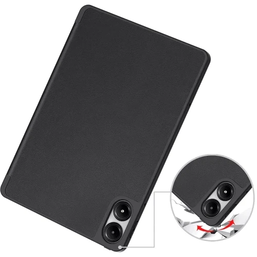Аксесуар для планшетних ПК BeCover Flexible TPU Mate з Pencil Mount Black для Xiaomi Poco Pad (711582): Матеріал Штучна шкіра + TPU
