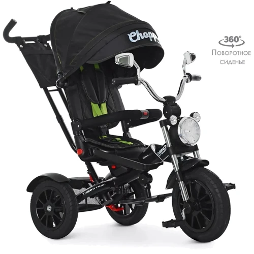 Детский велосипед Turbotrike Chopper Черно-зеленый (M 4056-20)