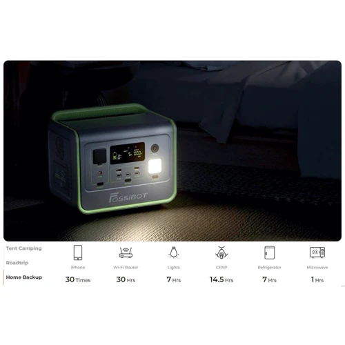 Зарядная станция Fossibot F800 512Wh 800W Green фото 10