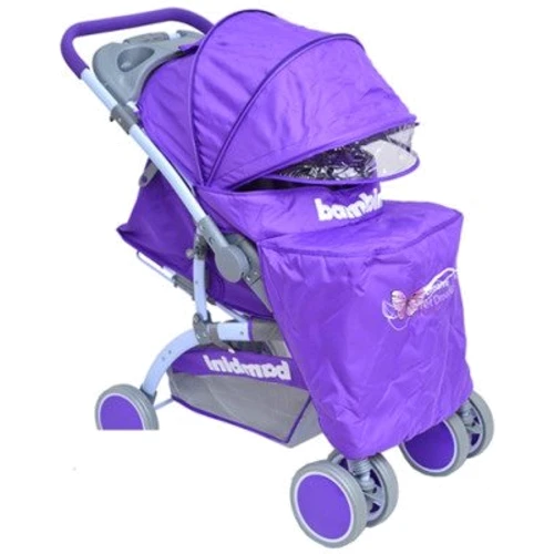 Прогулочная коляска Bambini MARS Violet Butterfly
