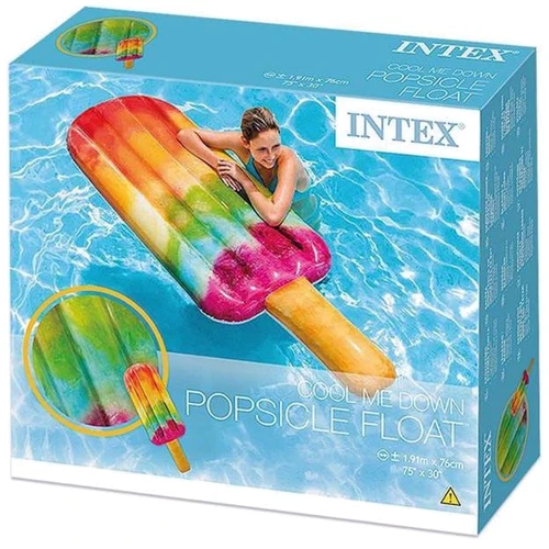 Пляжний надувний матрац - пліт Intex 58766 Морозиво, 191 х 76 см