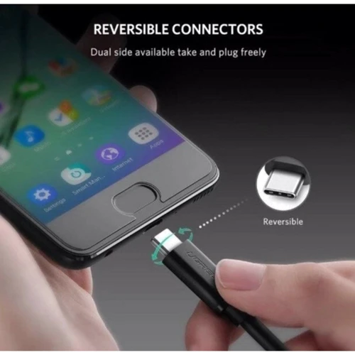 Кабель Ugreen USB-C to USB-C 3A 1m Black (50997) фото 4