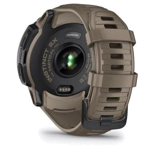 Смарт-часы Garmin Instinct 2X Solar Tactical Edition Coyote Tan (010-02805-02): Материал ремешка Силикон