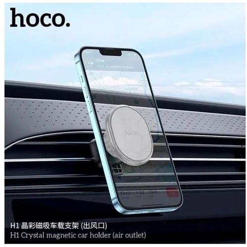Держатель Hoco Car Holder Air Vent Magnetic H1 Space Gray фото 5