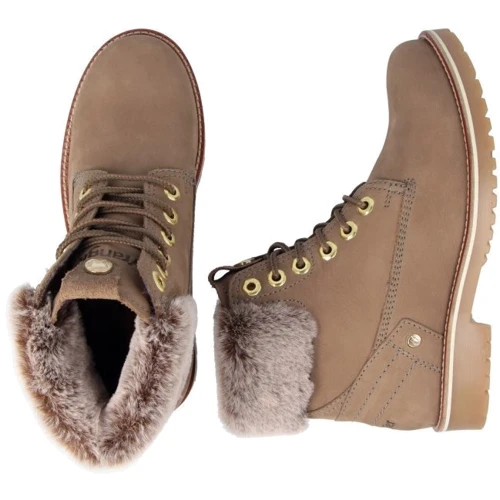 Черевики Wrangler Alaska FUR-S WL12520R-029 39 коричневий натуральний нубук зима фото 5