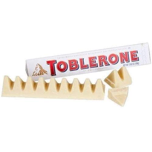 Шоколад Toblerone білий 100 г (DL14905): Вага, г 100