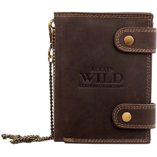 Мужской кошелек Always Wild коричневый (DNK2901BIG-brown)