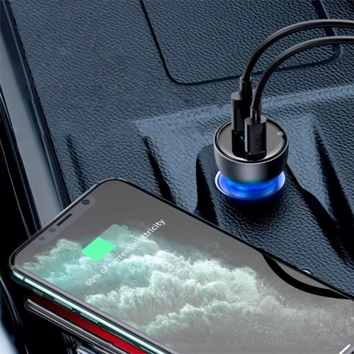 Зарядное устройство Baseus Car Charger USB+USB-C Particular 65W Dark Gray (CCKX-C0G): Тип автомобильное