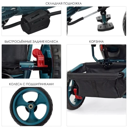 Велосипед Turbo Trike Len M 3113-21L Emerald (M 3113): Тип Велосипед-коляска
