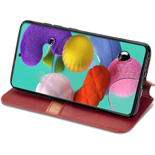 Чехол для телефонов Mobile Case Getman Cubic Red for Xiaomi Redmi 9C: Материал искусcтвенная кожа и термополиуретан