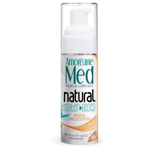 Гель-лубрикант Amoreane Med Peach Water Based Lubricant с фитопланктоном, 50 мл