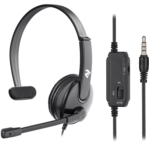Навушники 2E CH12 Mono On-Ear 3.5mm / 2 * 3.5mm (2E-CH12MJ)