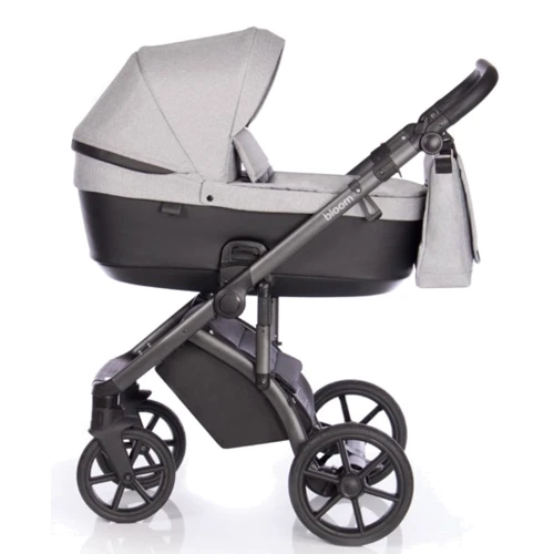 Универсальная коляска 2 в 1 Roan Bloom 9023-RB-19, Silver Chevron, серый