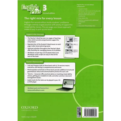 English Plus 2nd Edition 3: Teacher's Book with Teacher's Resource Disk: Производитель Oxford University Press (OUP)