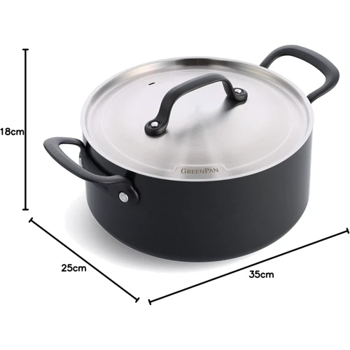 Каструля GreenPan Craft із кришкою 24 см 4.9 л (CC002267-001)