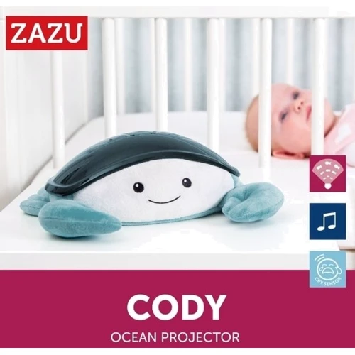 Музичний нічник-проектор Zazu Cody Краб з проекцією, що рухається (ZA-CODY-01) фото 6