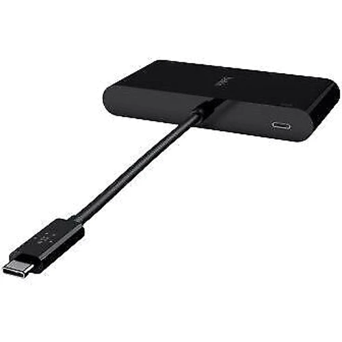 Адаптер Belkin Adapter USB-C to HDMI+VGA+USB+RJ45 Black (AVC004BTBK): Интерфейс подключения USB-C