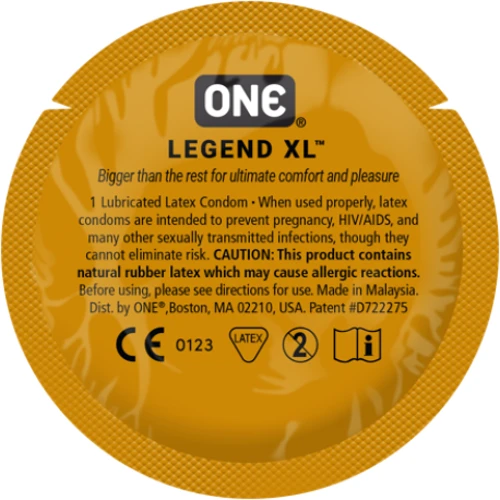 Презерватив великого розміру One Legend XL: Тип Збільшеного розміру