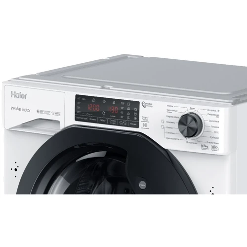 Вбудовувана пральна машина HAIER HWDQ90B416FWBS: Завантаження білизни, кг 9