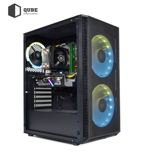 Персональный компьютер (ПК) QUBE Игровой i5 10400F GTX 1660 SUPER 6GB 1621 (QB0128): Процессор Intel 6-Core i5-10400F 2.9-4.3GHz