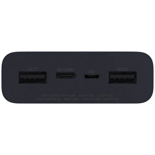 Внешний аккумулятор Xiaomi ZMI Power Bank Aura 20000mAh USB-C 27W Black (QB822): Особенности быстрая зарядка