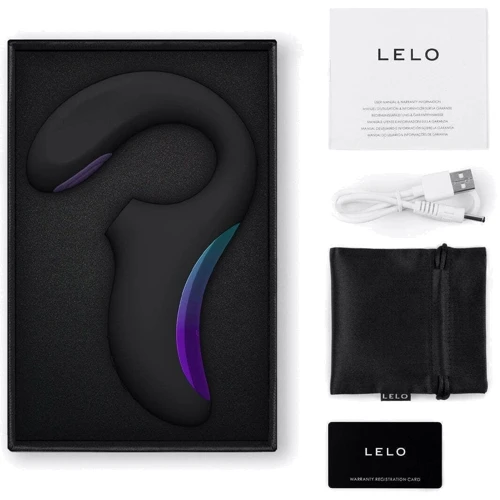 Клиторально-вагинальный звуковой стимулятор Lelo Enigma Double Sonic Black