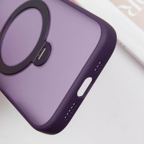 Чехол для iPhone Mobile Case Metal Buttons with MagSafe HQ Ring Purple for iPhone 14 Pro Max: Тип аксессуара чехол