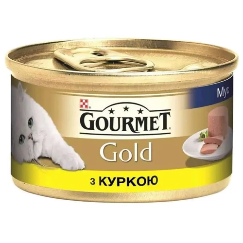 Влажный корм для котов Gourmet Gold Мусс с курицей 85 г (12307070): Тип Влажный корм