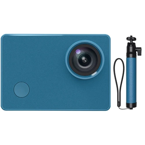 Экшн камера Xiaomi Seabird 4K Action Camera 3.0 (Blue) + Selfie Stick (Blue)