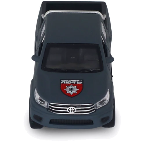 Автомодель TechnoDrive серии Шевроны Героев - Toyota Hilux - ОШБр НПУ Ярость (KM6118F) фото 8