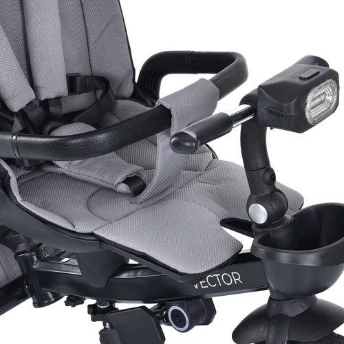 Детский трехколесный велосипед El Camino Vector Gray (ME 1162) фото 8