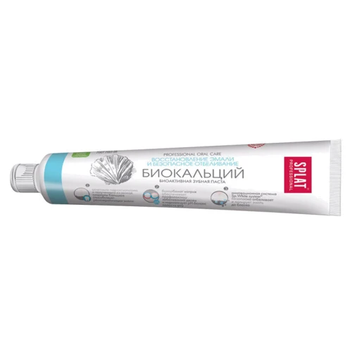 SPLAT Professional Compact Biocalcium Зубная паста "Биокальций" 40 ml: Назначение Отбеливание, Очищение