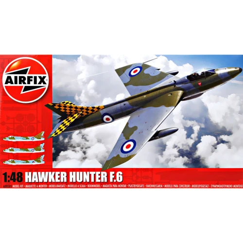 Британский истребитель-бомбардировщик Airfix Hawker Hunter F6