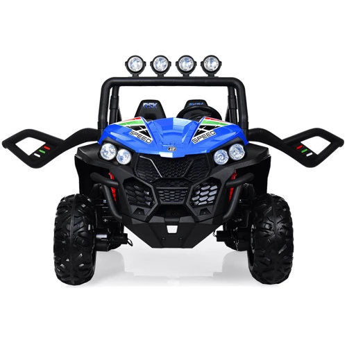 Детский двухместный электромобиль Джип Bambi Racer, синий (M 3454(2)EBLR-4): Рекомендуемый возраст от 3 лет до 8 лет