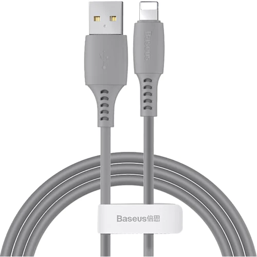 Кабель Baseus USB Cable to Lightning Colourful 2.4A 1.2m Grey (CALDC-0G)