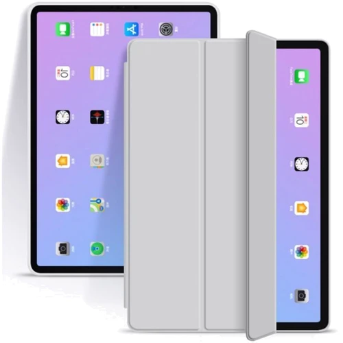 Аксессуар для iPad BeCover Case Book Soft TPU with Pencil mount Gray (707535) for iPad 10.2" (2019-2021): Материал искусственная кожа