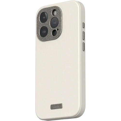Чехол для iPhone Moshi Napa Slim Hardshell Case Eggnog White (99MO231111) for iPhone 15 Pro: Цвет белый