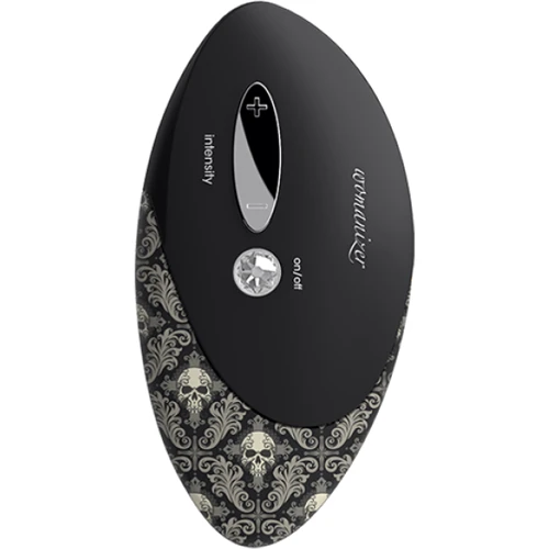 Womanizer W500 - вакуумный стимулятор клитора с кристаллом Swarovski, черный с узором