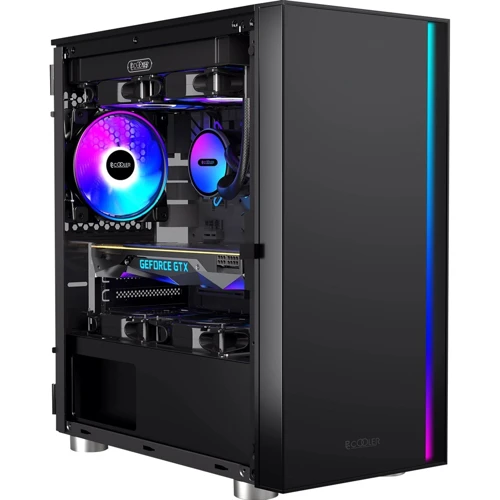Корпус PCCooler Platinum LM300 ARGB Black