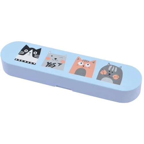 Пенал силиконовый YES SL-02 "Cats" (532407)