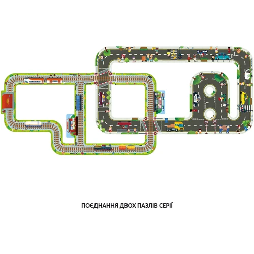 Пазл-гігант TOI Залізниця, 32 елементи (2041010) фото 5