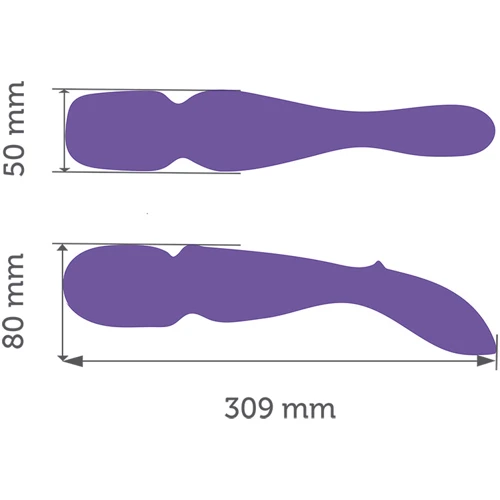 Потужний універсальний вибромассажер We-Vibe Wand, 30,9х5 см