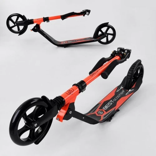 Самокат алюминиевый Best Scooter оранжевый (67450): Материал колес полиуретан