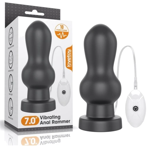 Анальна пробка з вібрацією LoveToy Vibrating Anal Rammer 7" King Sized