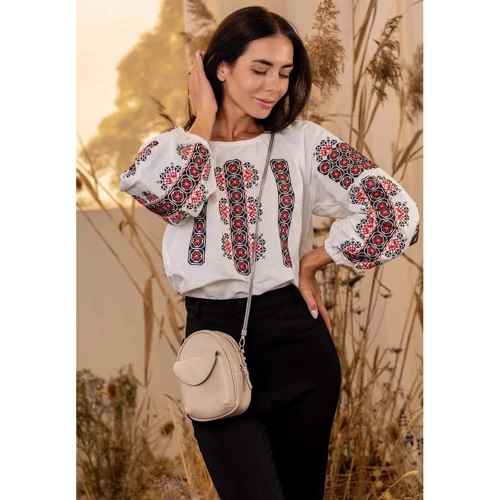Жіноча сумка крос боді The Wings Kroha бежева (TW-Kroha-light-beige): Матеріал Натуральная кожа