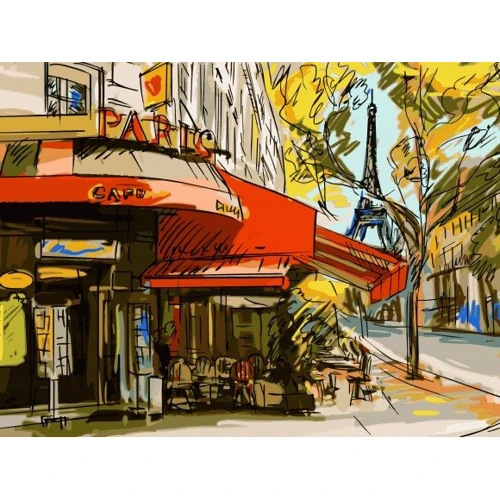 Картина по номерам Art Craft Живописный Париж 40х50 см (11209-AC)