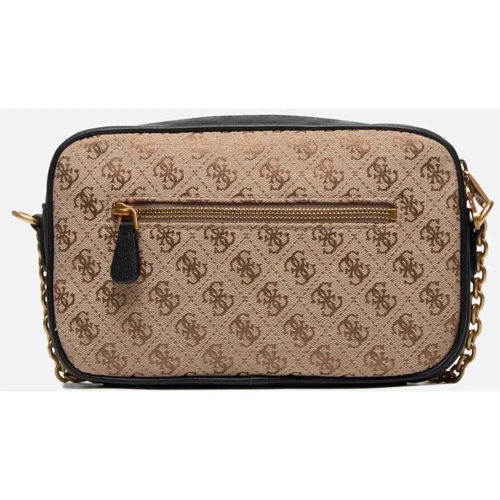 Женская сумка кросс боди GUESS AVIANA CAMERA BAG темно-бежевая (HWJC8414140-LBL): Фактура Матовая, Сафьяно