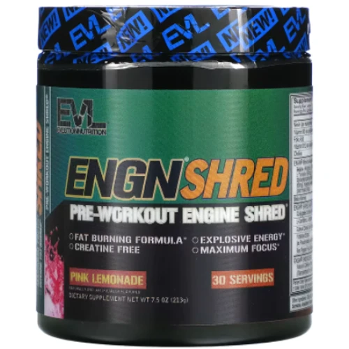 Предтренировочный комплекс EVL Engn Shred 213 g /30 servings/ Pink Lemonade
